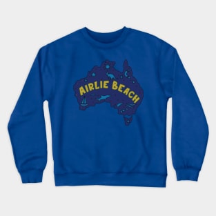 AUSSIE MAP AIRLIE BEACH Crewneck Sweatshirt